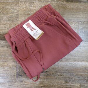 MONDETTA Ladies' Pink (Dark Orchard) High-Rise Ankle Pant Size – Large